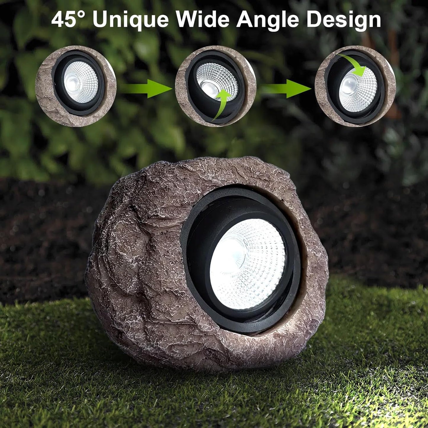 Solar LED Waterproof Rock Lamp