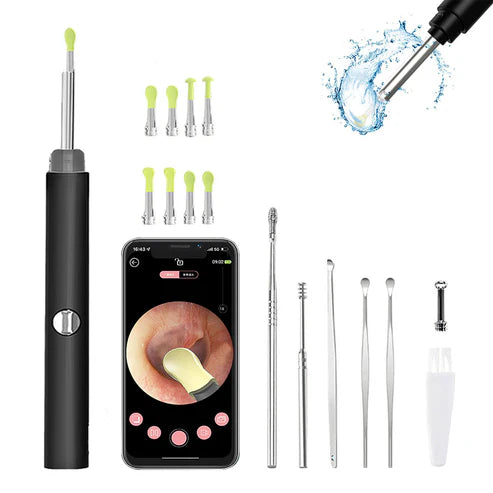 Ear Cleaner Wireless Otoscope Removal Tool With Camera 6 LED Light
