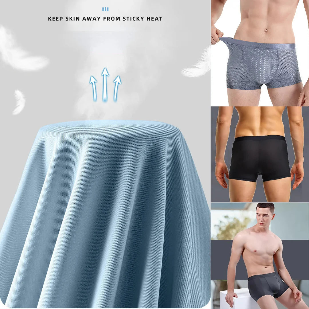 Men’s Skysoft Ice Silk Boxers (Pack of 5)