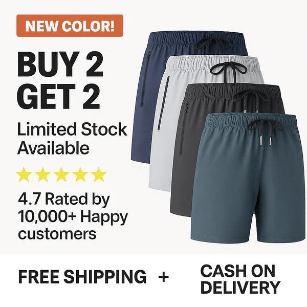 Men's Stretch Shorts {BUY 2 GET 2 FREE}
