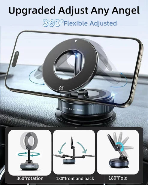 Magnetic Car/Desk Phone Holder (360° Rotation)