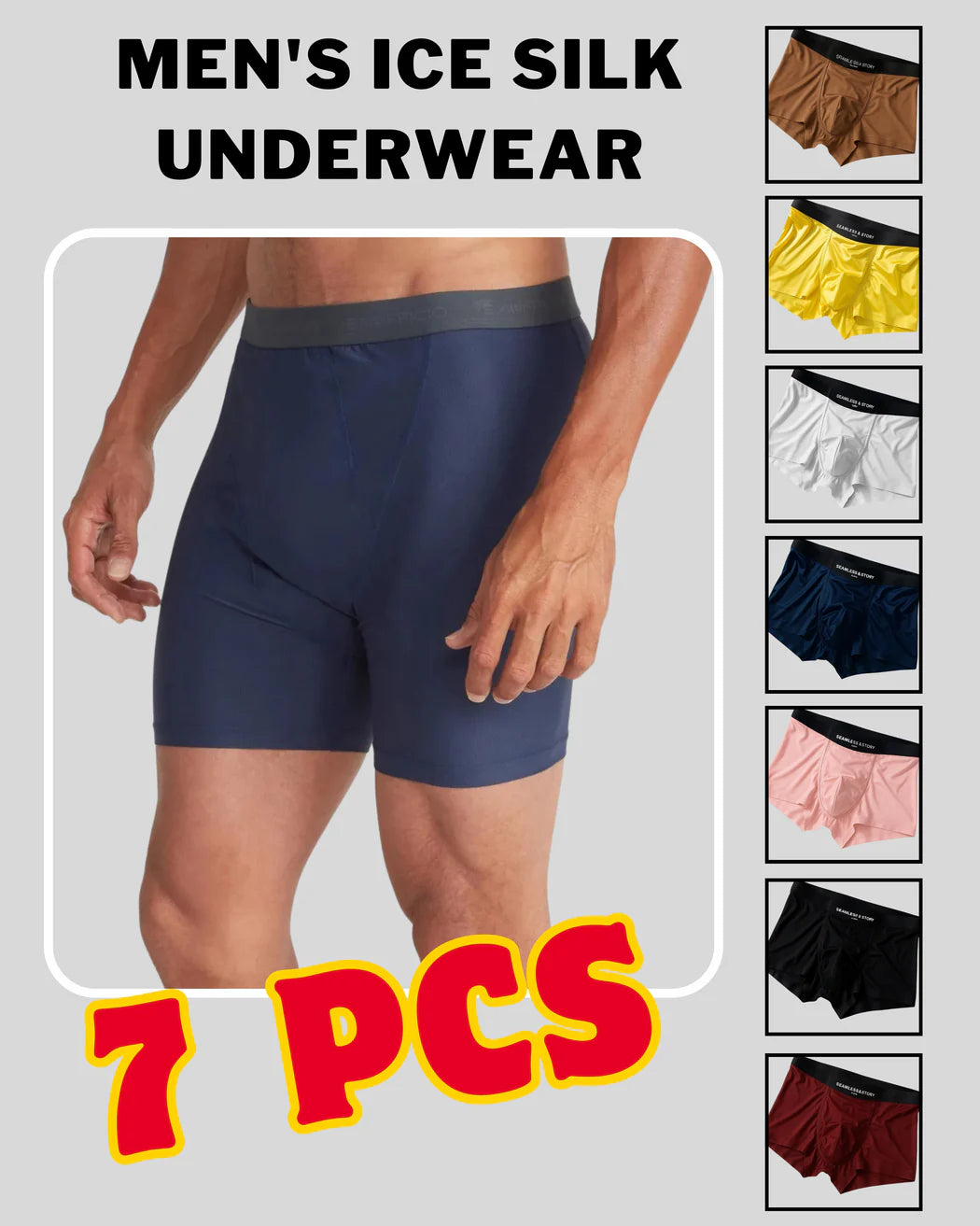 Men's Elegant Silk Boxer
