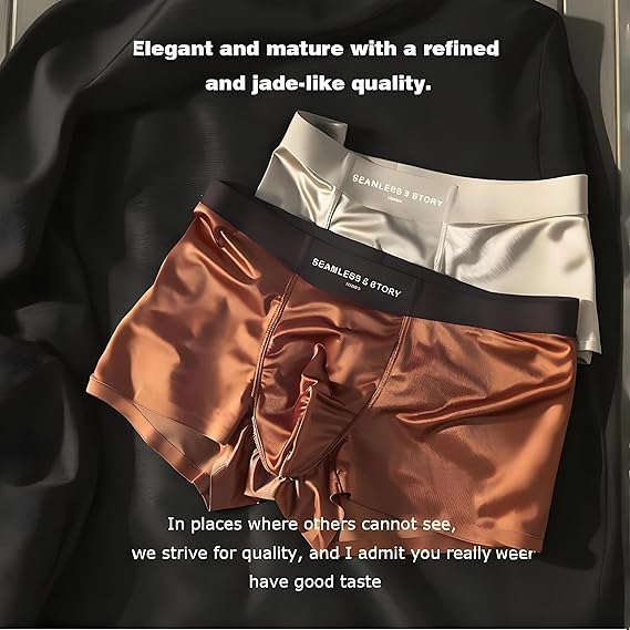 Men's Elegant Silk Boxer