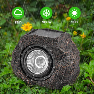 Solar LED Waterproof Rock Lamp