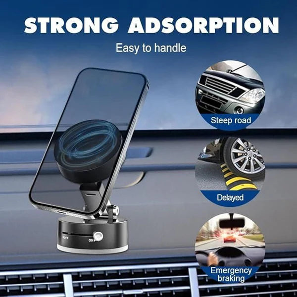 Magnetic Car/Desk Phone Holder (360° Rotation)