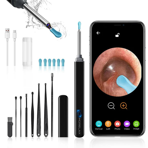 Ear Cleaner Wireless Otoscope Removal Tool With Camera 6 LED Light