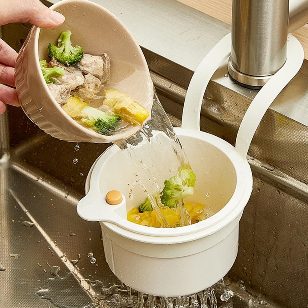2 in 1 Kitchen Sink Drain Basket