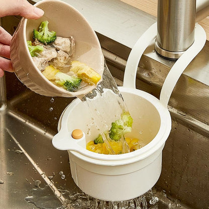 2 in 1 Kitchen Sink Drain Basket