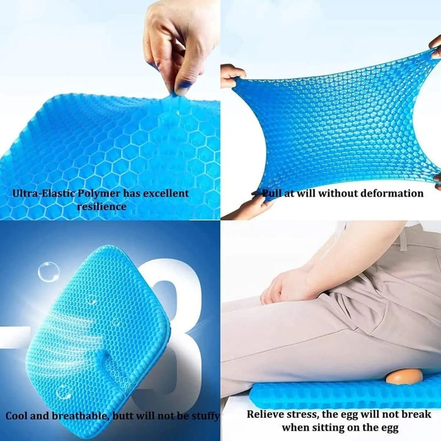 Gel Seat Egg Support Cushion EGG SITTER SUPPORT GEL CUSHION β Shop