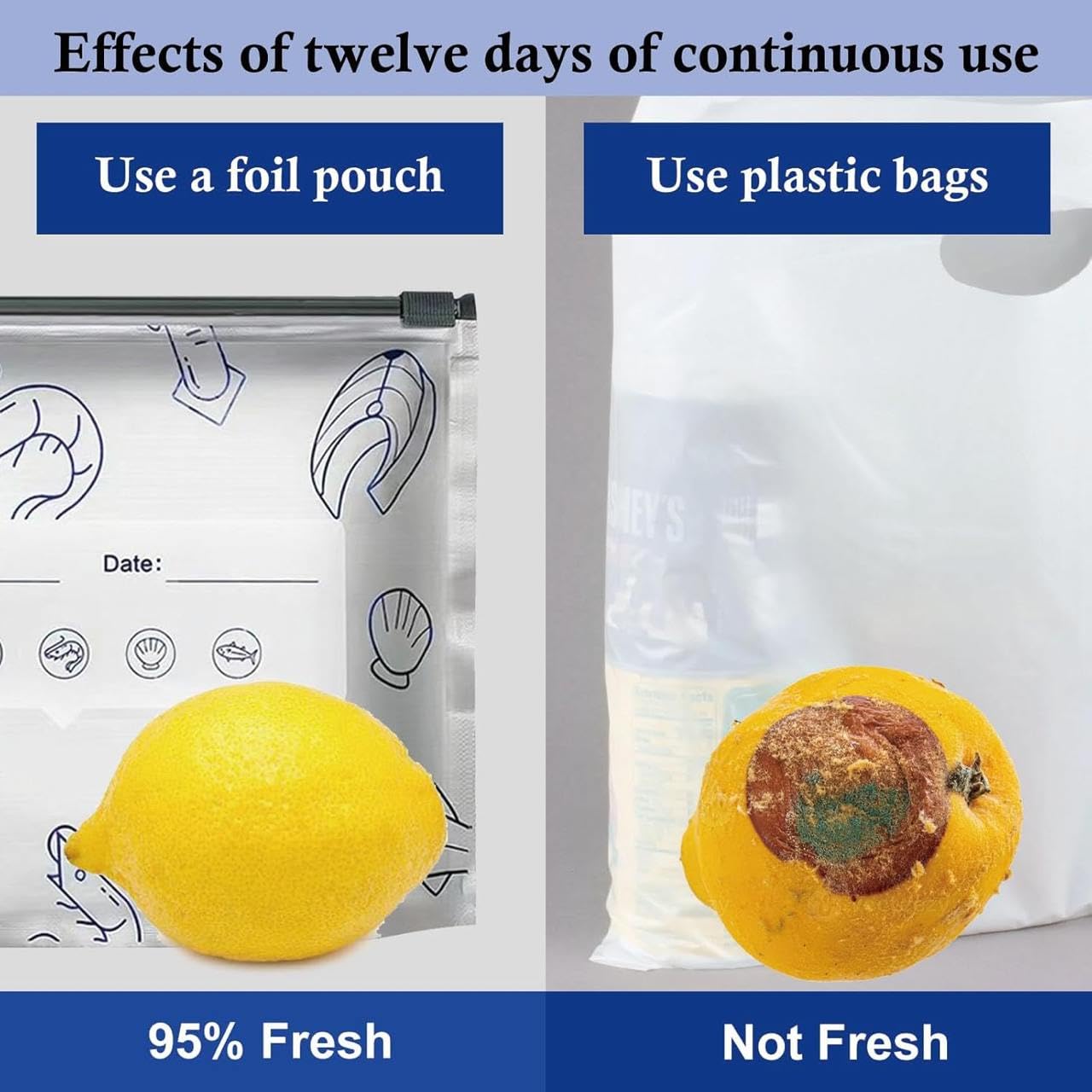 Aluminum Foil Fresh Reusable  Sealed Bag