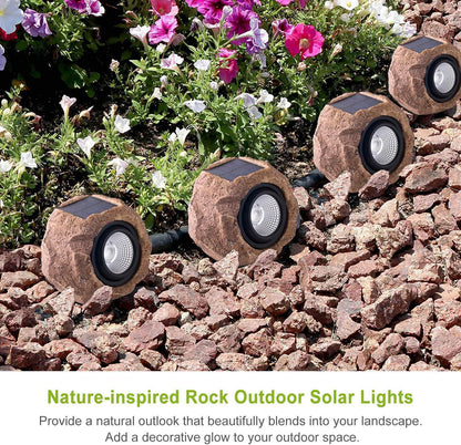 Solar LED Waterproof Rock Lamp