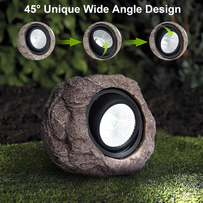 Solar LED Waterproof Rock Lamp
