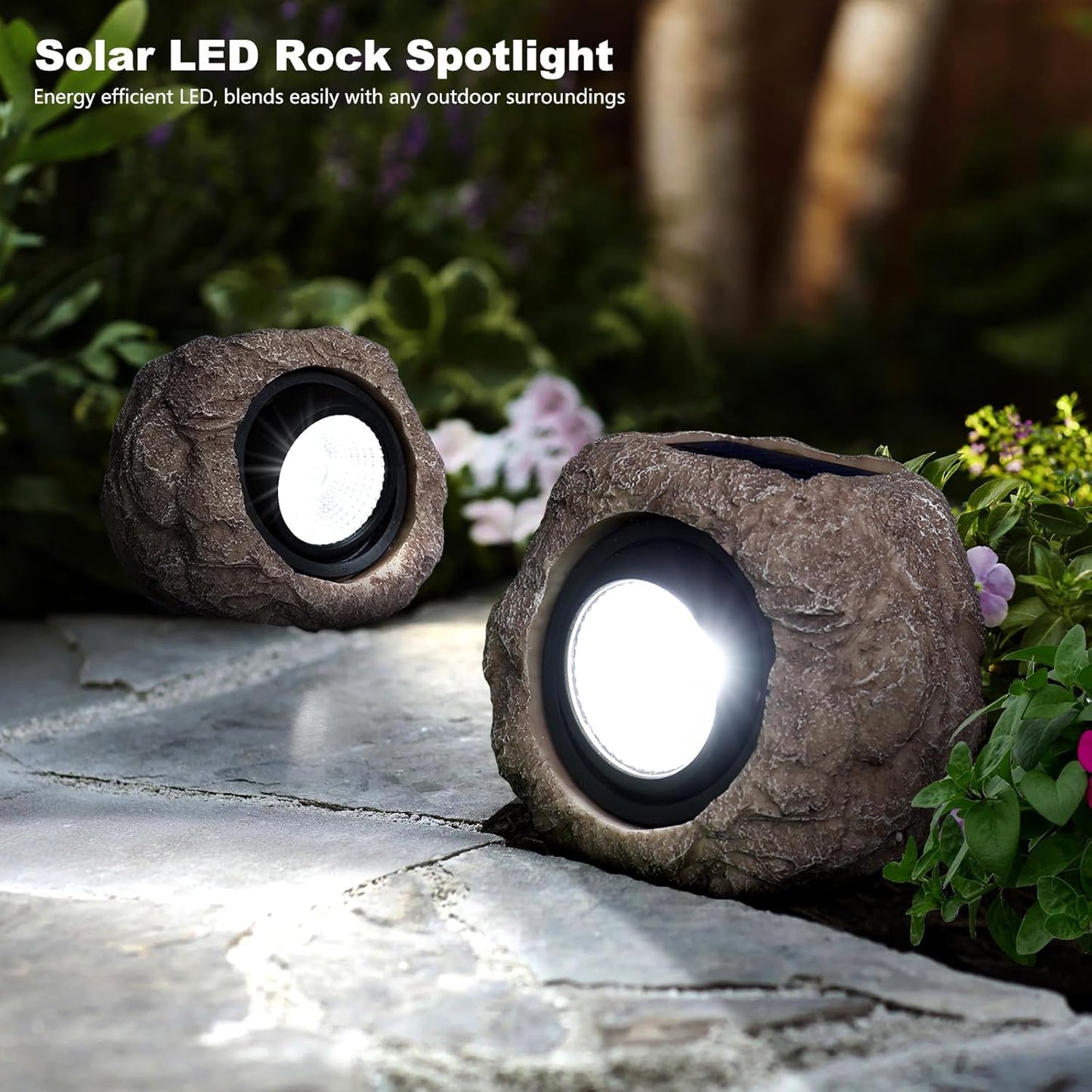 Solar LED Waterproof Rock Lamp
