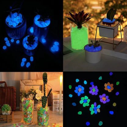 Glowing Stone- Glow In Dark Garden Rocks (Pack Of 100 Pcs)