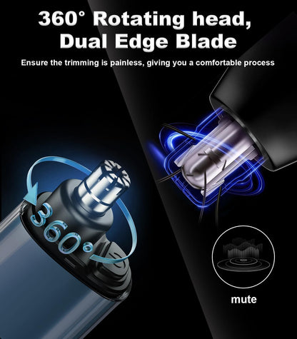 Electric Compact Ear Nose Hair Trimmer