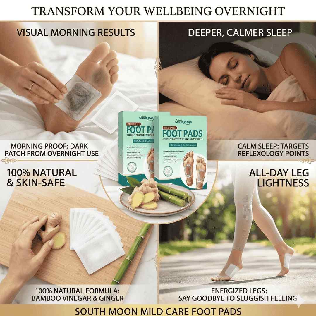100% 🥉 Pure Herbal Ingredient Detox Foot Pads BUY 10 GET 20 FREE (Pack of 30)