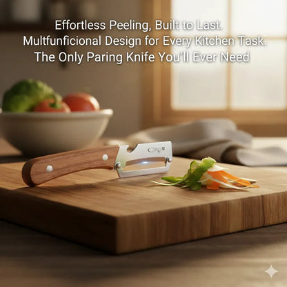 Stainless Peeler | High-Grade Durability | Clean, Precision Peeling + Bottle Opener