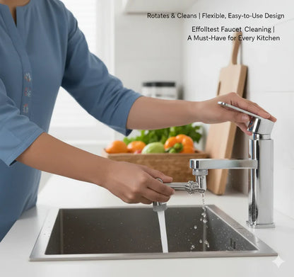 Rotating Faucet/Tap Extender | Stainless Steel | 180° rotation
