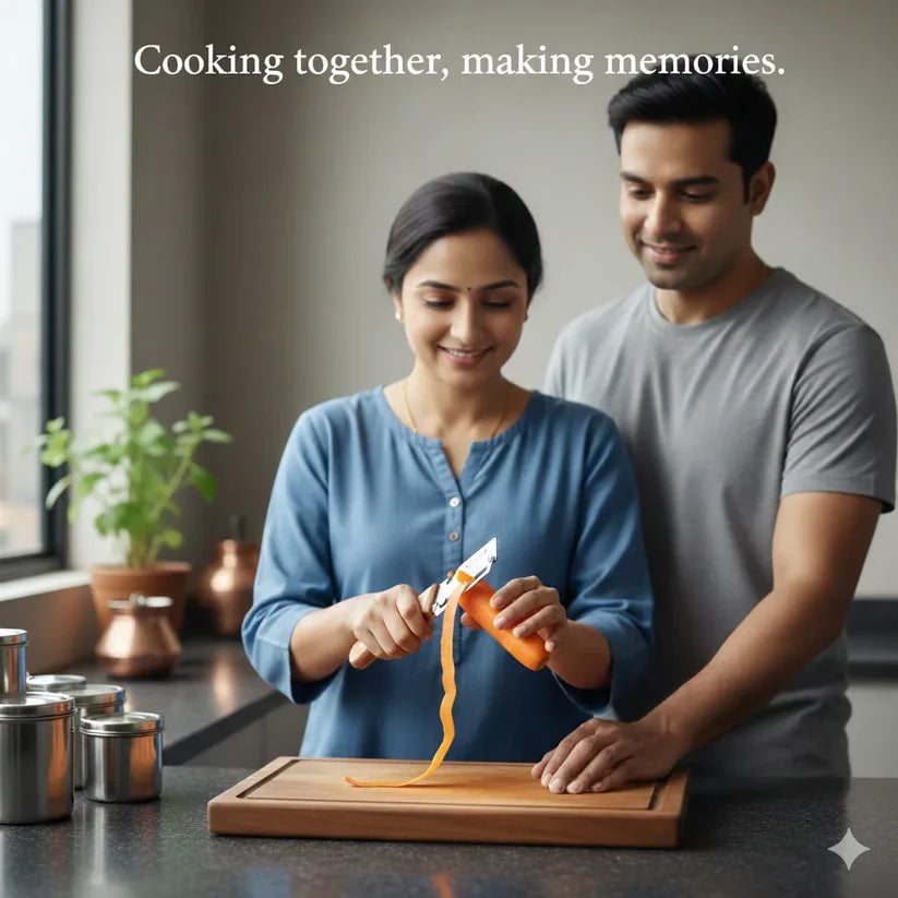 Stainless Peeler | High-Grade Durability | Clean, Precision Peeling + Bottle Opener