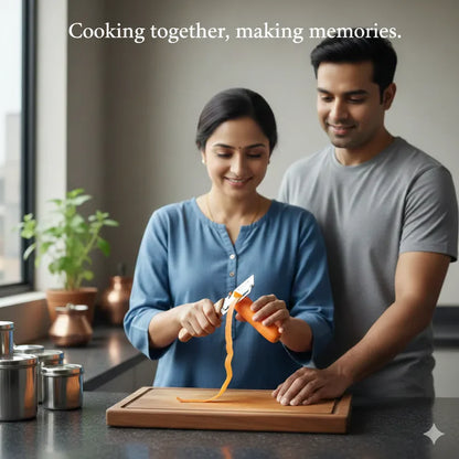 Stainless Peeler | High-Grade Durability | Clean, Precision Peeling + Bottle Opener